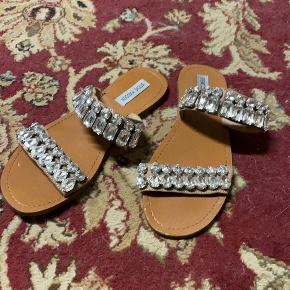 Steve madden jeweled sandals